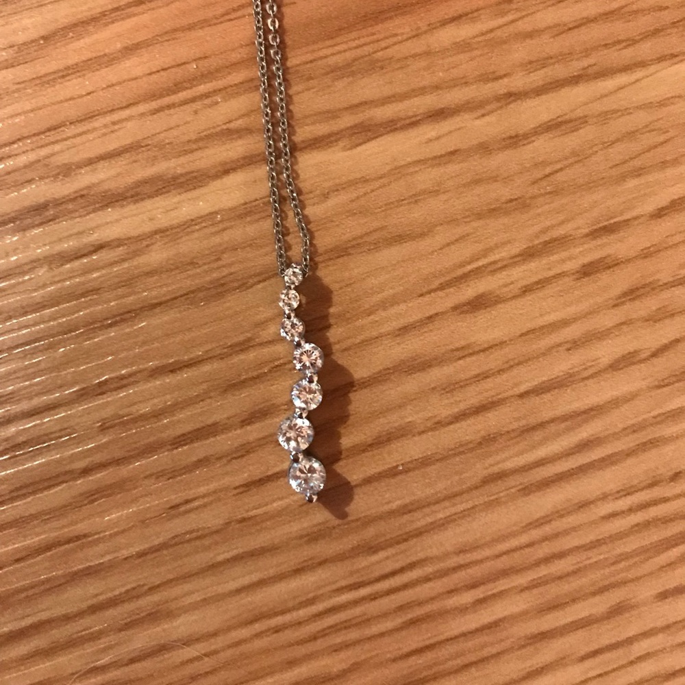 Sterling Silver Journey Pendant Necklace